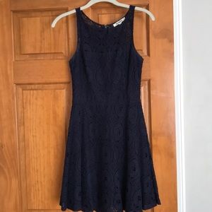 BB Dakota Renley Lace Fit and Flare dress